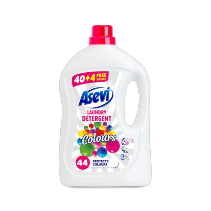 Asevi Colours Laundry Detergent - Keep Your Colours Vibrant - 44W - 2376ML