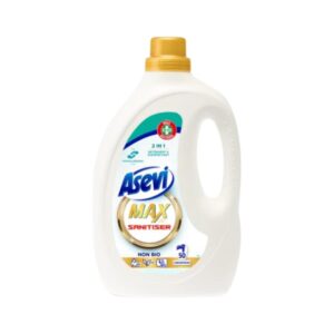 Asevi Max Sanitiser Laundry Detergent - 2 in 1 Detergent & Disinfectant - 2.5L