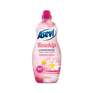 Asevi Rosehip Concentrated Fabric Conditioner - Maximum Softness 60 Washes - 1380ML