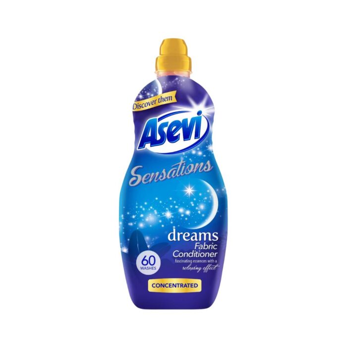 Asevi Sensations Dreams Fabric Softener - For Soft and Fragrant Laundry - 60W - 1320ML