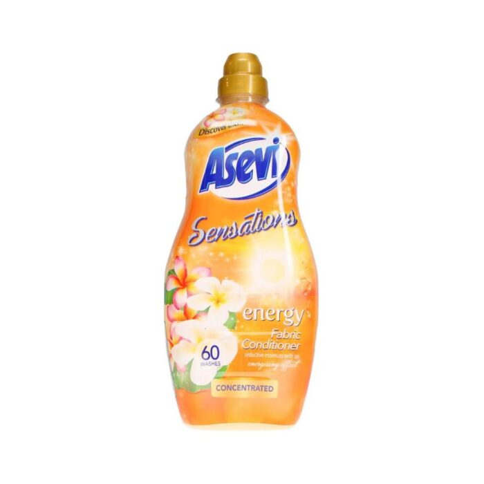 Asevi Sensations Energy Fabric Softener - For Soft and Fragrant Laundry - 60W - 1320ML