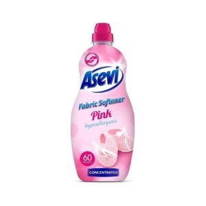 Asevi Fabric Softener Soft Pink 1380ml - Hypoallergenic 60 Washes - 1380ML