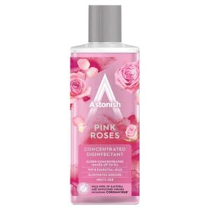 Astonish Concentrated Disinfectant Pink Roses - Kills 99.9% of Bacteria - 300ML