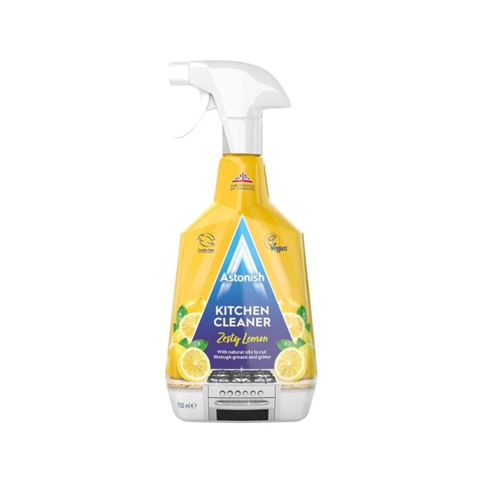 Astonish Zesty Lemon Kitchen Cleaner - Powerful Kitchen Cleaning - 750ML