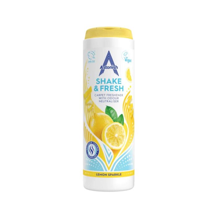 Astonish Shake & Fresh Carpet Freshener Lemon Sparkle - With Odour Neutraliser