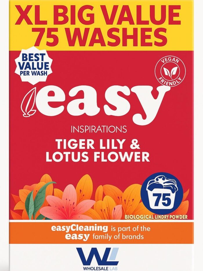 Easy Inspirations Washing Powder: Tiger Lily & Lotus Flower Power!
