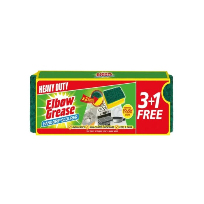 Elbow Grease Hand Grip Scourer 3+1 Free - Tackle Burnt-On Grime