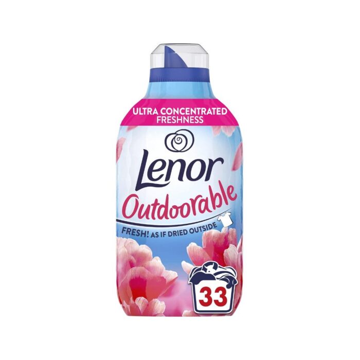 Lenor Outdoorable Pink Blossom Fabric Conditioner - Fresh As If Dried Outside - 33W - 462ML