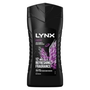 Lynx Excite Body Wash: Crisp Coconut & Black Pepper Scent!