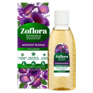Zoflora Midnight Blooms: Eliminate Odours with a Rich Fragrance! - 120ml