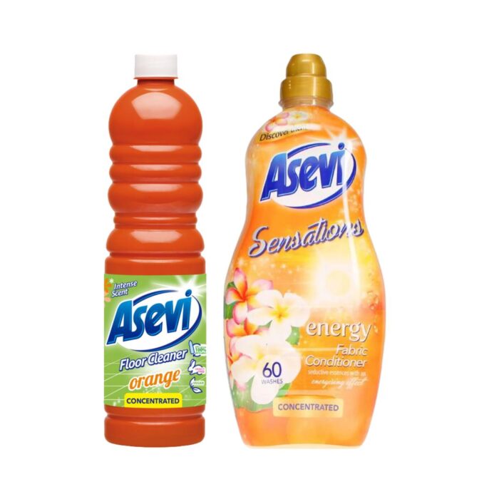 Asevi Orange Energy Boost! Floor Cleaner & Sensations Fabric Conditioner for a Fresh & Vibrant Home! #OrangeClean #EnergyBoost #Asevi
