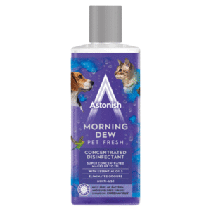 Astonish Morning Dew Pet Fresh Concentrated Disinfectant - Kills 99.9% Bacteria Viruses - 300ML