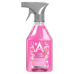 Astonish Pink Roses Ready To Use Disinfectant - Kills 99.9% Bacteria Viruses - 550ML