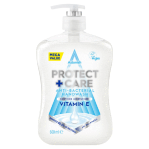 Astonish Protect + Care Anti-Bacterial Handwash Vitamin E - Removes 99.9% Bacteria - 600ML